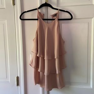 Nude/Pink Halter Tank Top